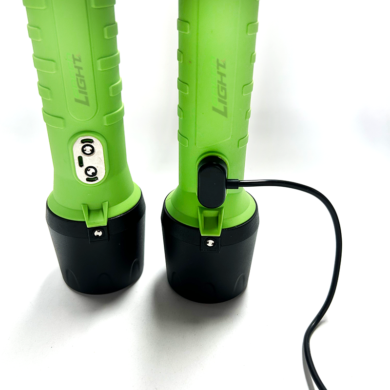 Anti-explosion USB Rechargeable LED Flashlight IP68 Water-proof High Quality Lighting Modes Hand Torch