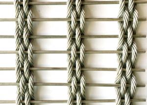 Buy cheap 11mm XY M4375 Stainless Steel Crimped Woven Wire Mesh Building Partitions product