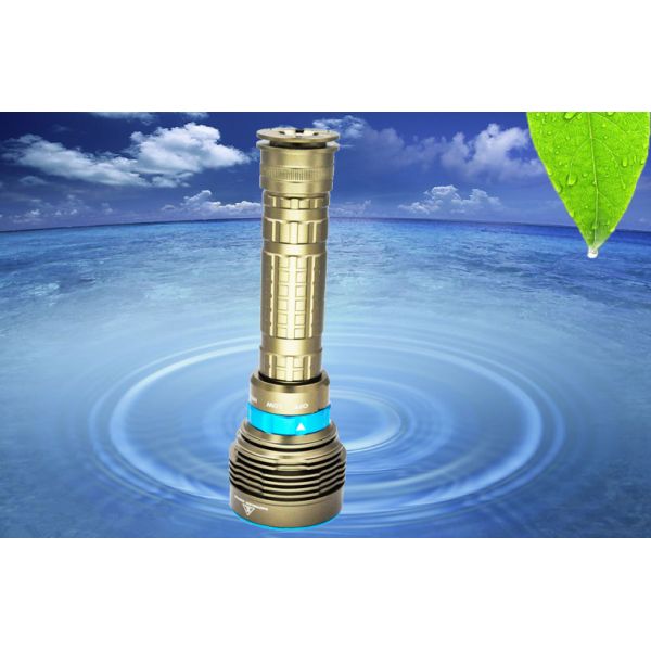 6500k LED Dive Torch 6000LM Led Dive Flashlight Waterproof Underwater 100M