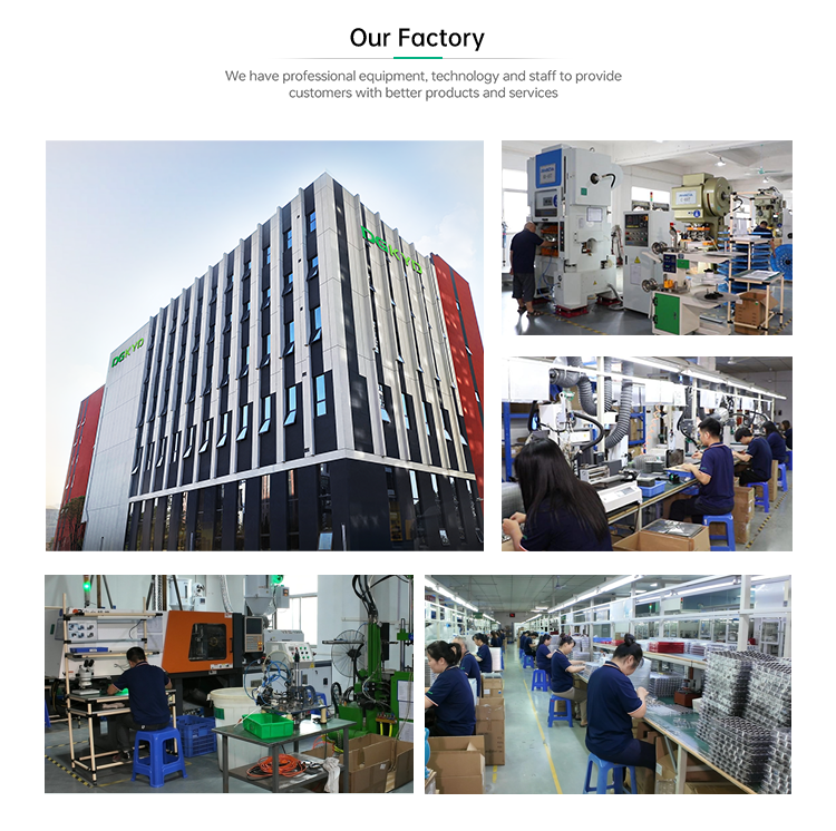 RJ45 Female Connector 180-Degree Vertical with 100Mbps Filter