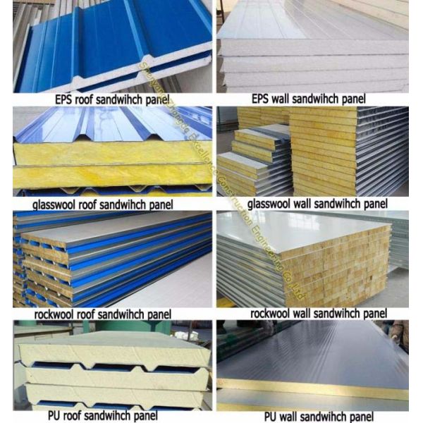 Cold Storage Room Metal Sandwich Panels Warehouse Pu Sandwich Panel