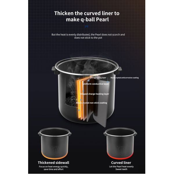 Main Function Electric Tapioca Cooker for Commercial Kitchens Smart Pearl Boiler