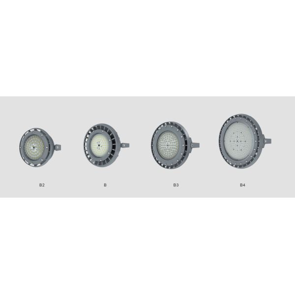 200w 400w Led Explosion Proof Light Ip66 5 Years Warranty Round Appearance Lights B SERIES