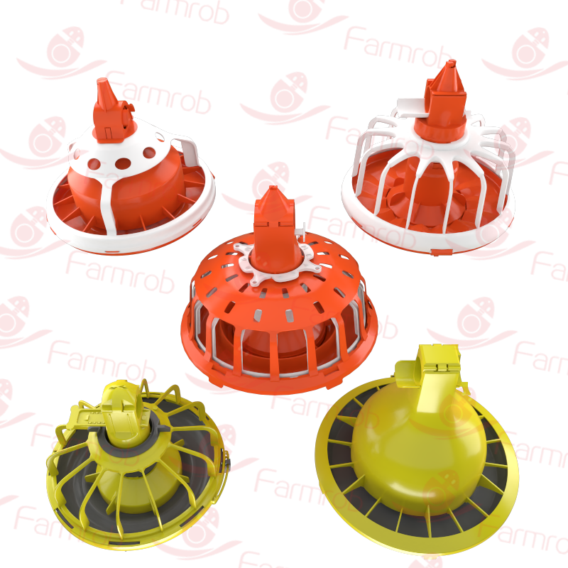 Easy Assembly Feeder Pan Poultry Accessories No Spilling For Broiler Breeder And Layer