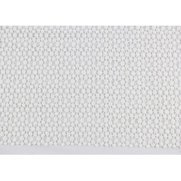 Milk Silk Water Soluble Lace Fabric For Bridal Dresses Circle Lace Designs