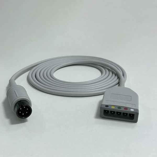 Original Mindray 6PIN ECG EKG Trunk Cable EV6101 0010-30-42782