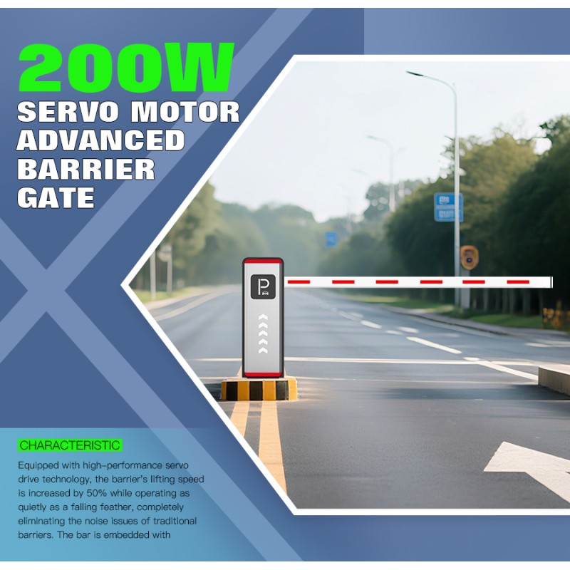 CW252 License Plate Recognition Parking Barrier Gate System