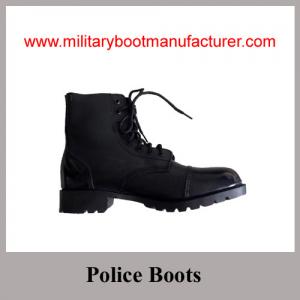 Buy cheap Wholesale China Made Black Full Grain Leather Ankle Combat Boot product