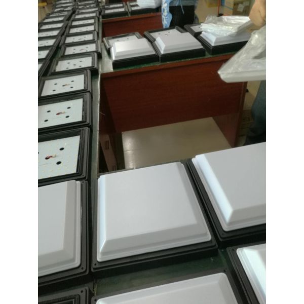 20W Square Outdoor LED Wall Light With Chip , High Power IP65 Led Wall Pack Light