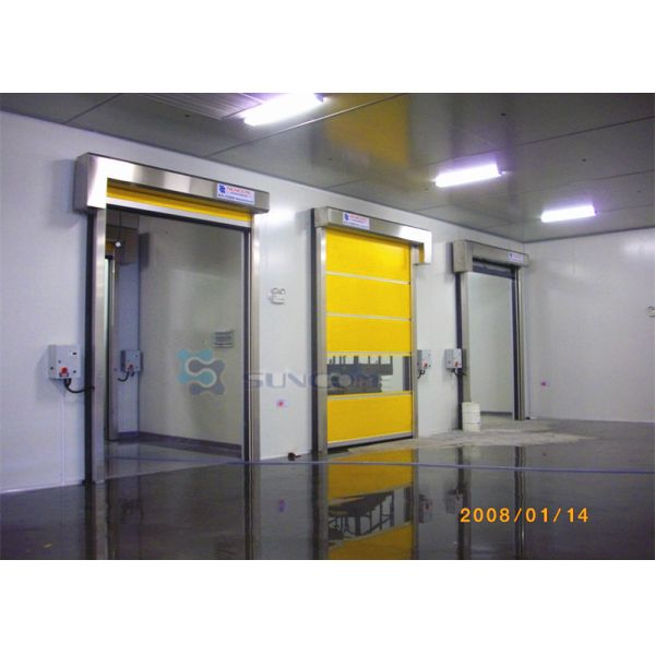 Durable External Industrial High Speed Door With Shoulder Protection