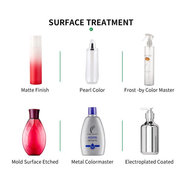 Decorative Plastic Shampoo Bottles With Pump Recyclable Material