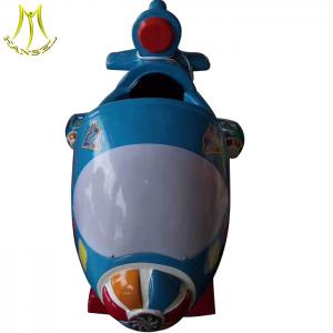 China Hansel hot selling fiber glass fun fair machines kids ride on air plane for sale on sale