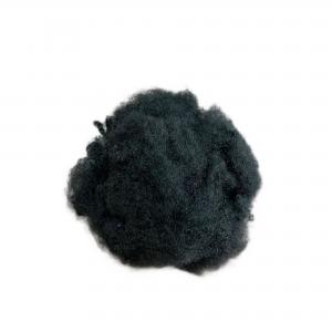 China 32mm - 102mm Recycled Polyester Staple Fiber Fill For Pillows 15D 64MM on sale