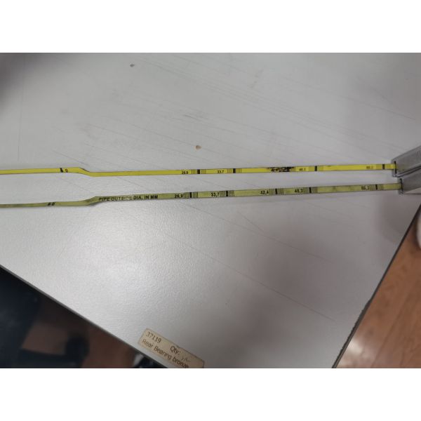 Go No Go Pipe Threader Measurement Useful Pipe Ruler diameter tape or diameter measuring tape