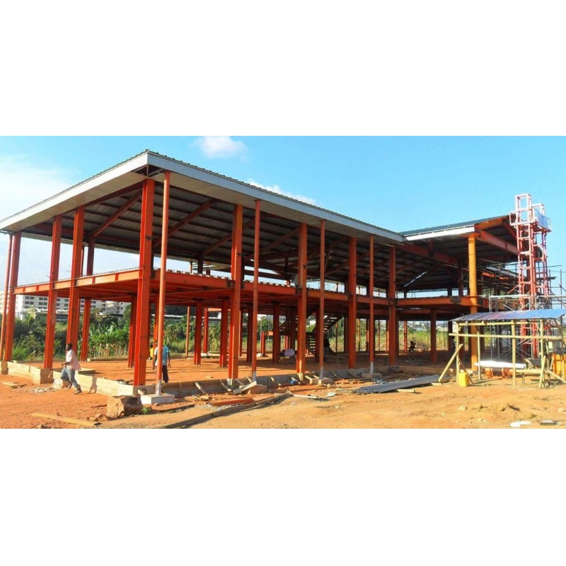 Customized Size High Durability Wind Resistance Prefab Steel Structure Industrial Steel Building