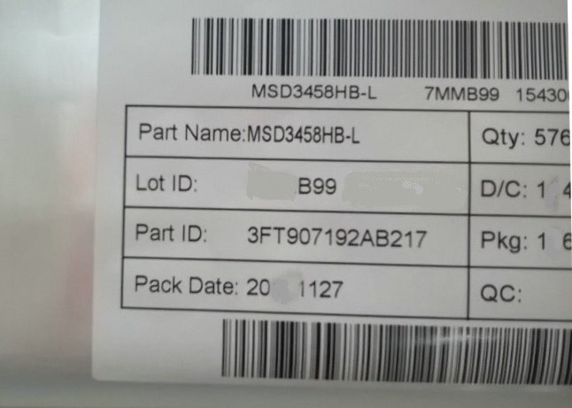 Quality Digital Television MSD3458HB-L 156 Pin LQFP Electronic Integrated Circuits for sale