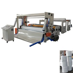 China 2750mm Width Roll Rewinder Machine , Tissue Jumbo Roll Slitting Machine on sale