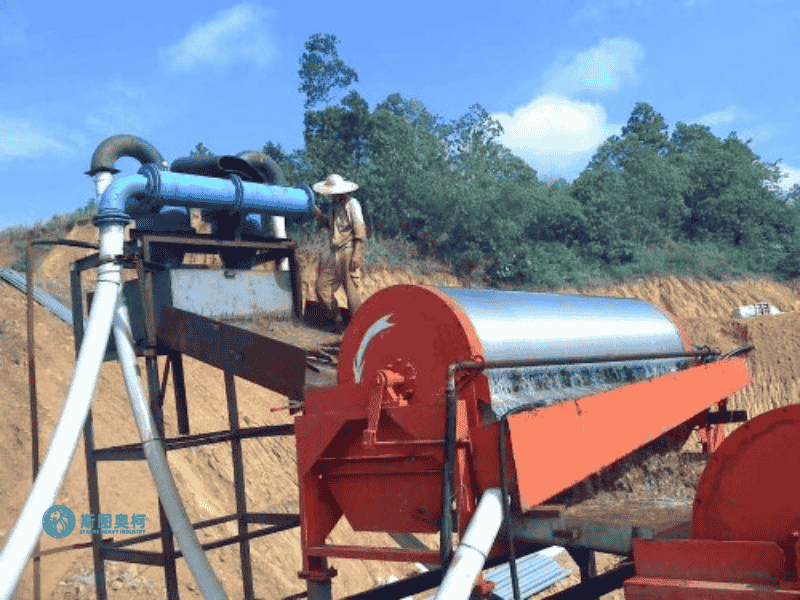 0.4mm-0.8mm Size High Intensity Magnetic Separator For Mineral Processing