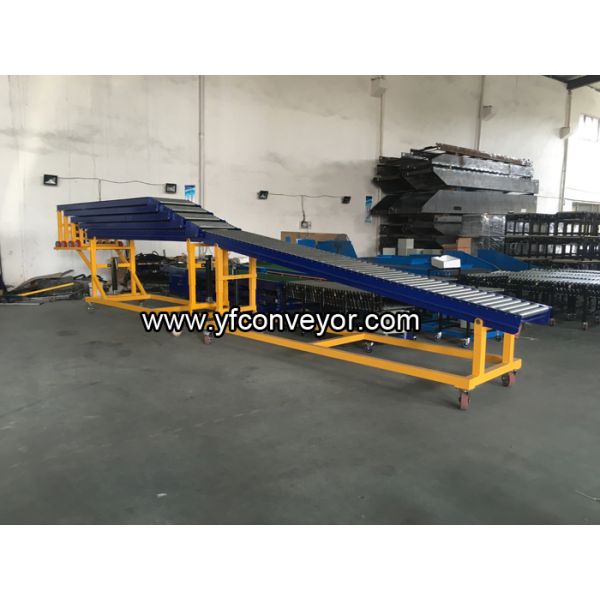 Telescopic Gravity Roller Conveyor for Unloading Containers