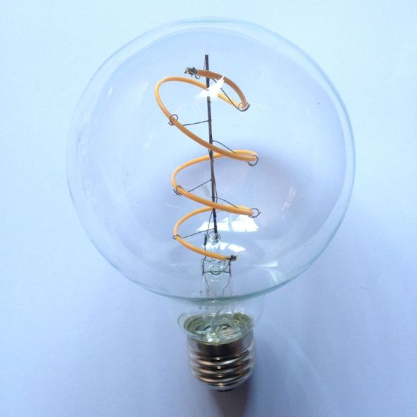 Flexible LED filament bulbs lighting E26 3W
