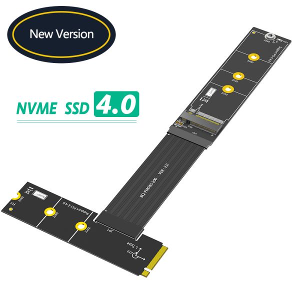 M.2 NVMe SSD Extension Cable 30cm 270 Degree High Speed Data Transfer