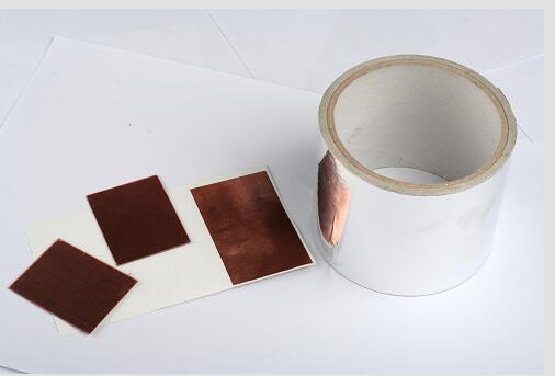 Surface Protection Conductive Metal Tape , Conductive Copper Tape 0.15MM / 5MM Thickness