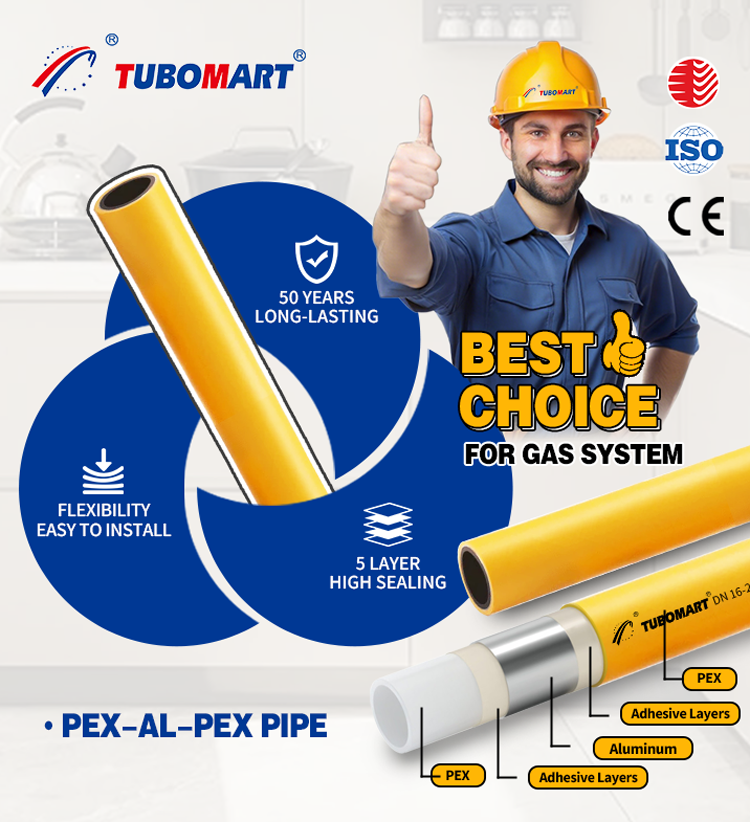 OEM Low Price Multi Layers of Pex Al Pex Pipe Tube High Pressure Pex Pipe for Hot Water