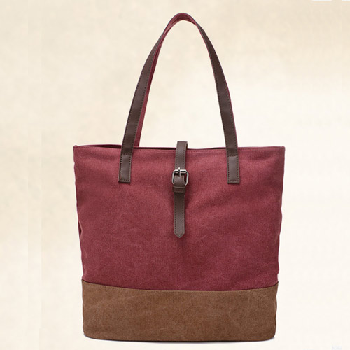 Canvas promotion gifts summer handbag beach bags in mint color