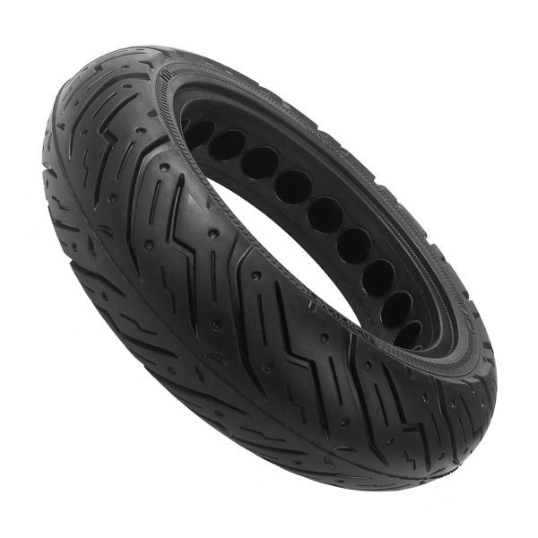 10 X 2.5 Solid Wheels Honeycomb Tire for Ninebot Max G30/g30 Electric Scooter Spare Parts Black 36V Max G30 Scooter BJ 10X2.5M