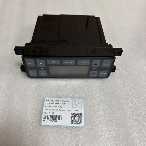 543-00107 Air Conditioner AC Control Panel for Doosan Daewoo DX225 Controller