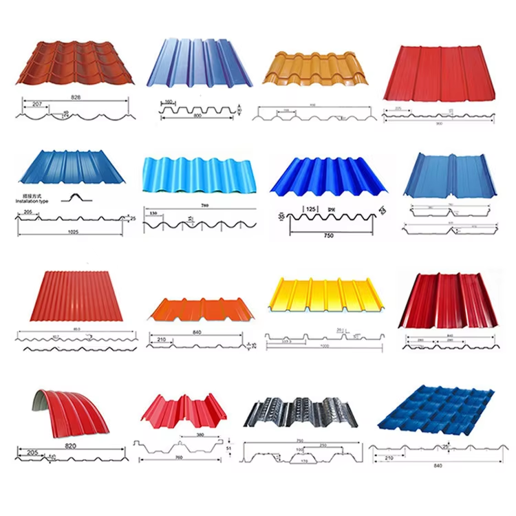 High Efficiency Economic Double Layer Trapezoidal Roofing Sheet Roll Forming Machine For Sale