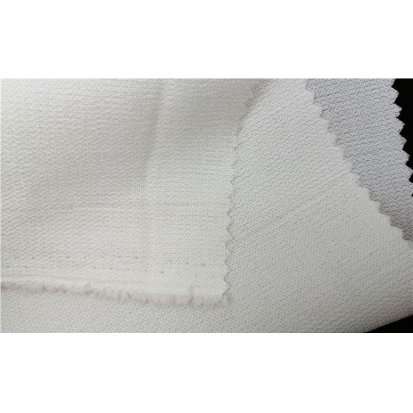 PA / PES Coating Fusible Interfacing 100% Polyester Double Dot Woven For Women And Men Suits