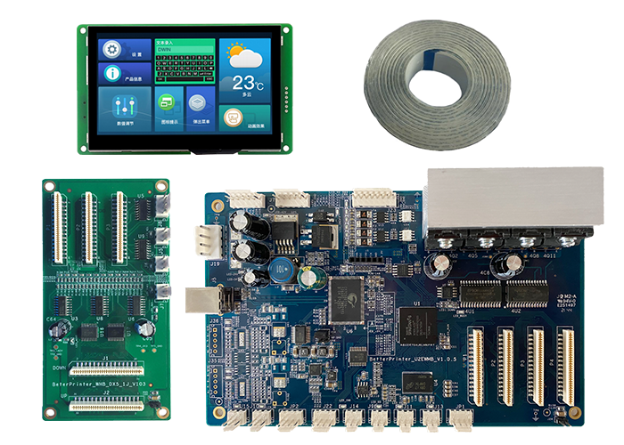 Flatwire FPC TX800 DX5 DX7 Double Head Four Head Inkjet Printing Board For T-Shirt Mobile Printer
