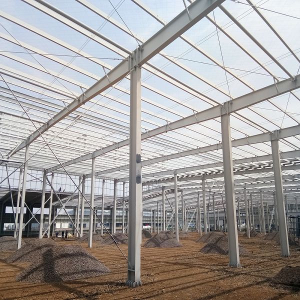 Modern Steel Structure Building with Sandwich Panel Roofing