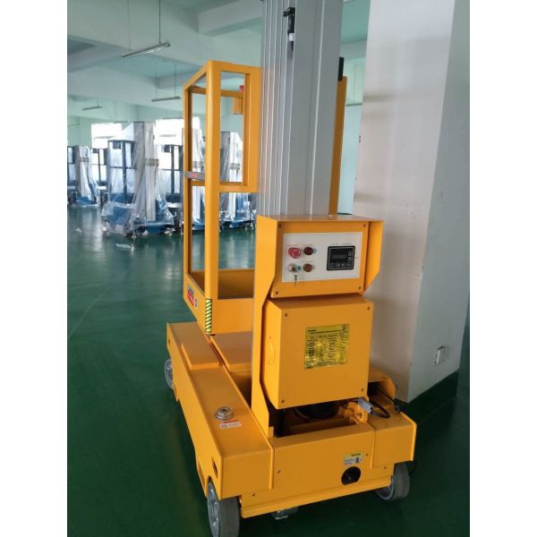 Hydraulic Work Platform Lift Self Propelled , Electric Work Platform For Warehouse