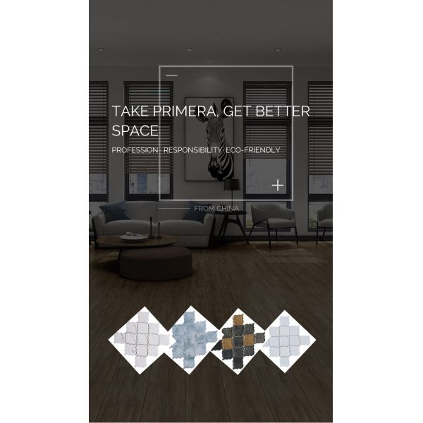 250x270mm Lantern Glass Mosaic Tile Matt Finish 6mm Thick