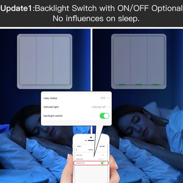 Work Without Internet Tuya Smart Home Push Button Switches Smartlife Home Automation Wireless Remote Control Alexa Googl