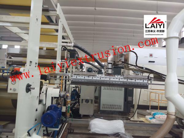 Quality Double Sided Extrusion Laminating Machine Automatic Lifting Type Extruder for sale