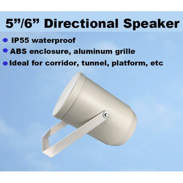 10w/5w 5 Inch Full Range Speaker IP55 Waterproof Projector Speaker ABS Material Loudspeakers OEM ODM