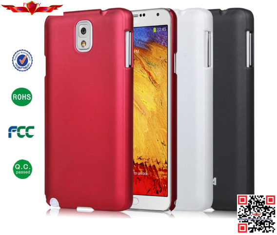 Wholesale 100% Qualify PC Cover Cases For Samsung Galaxy Note 3 Rubber Oil Processing