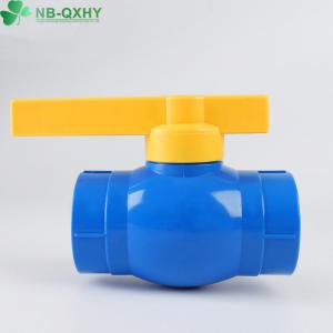 China Flexible Ball Valve for Water Supply Chinese Direct Supply Blue PVC Ball Valves Package on sale