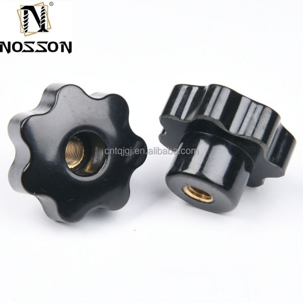 JIS Standard Steel Material Plastic Thumb Screw Knob Bolts in Various Sizes M1.6-M20 with Customized Options