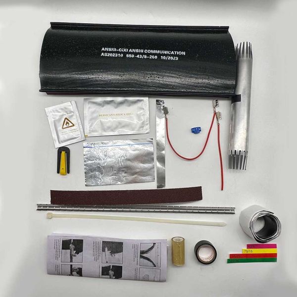 ANSHI 550-43/8-200 Heat Shrink Cable Jointing Kits For Non-Pressurized Telecom Cables (RSBJ 500, RSBJ 550)