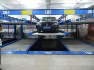 China Steel Pit Lift Sliding Puzzle Car Parking System PSH Type 4 - 6m/min on sale