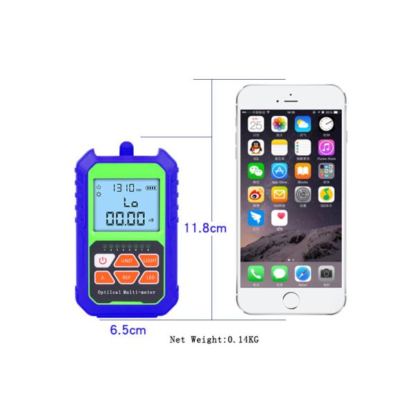 6 Wavelengths Mini Optical Power Meter With Vfl RJ45 Tester