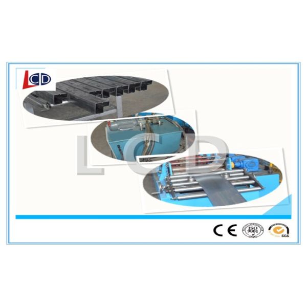 Blue Color Welded Pipe Production Line With High Cutting Accuracy New Condition