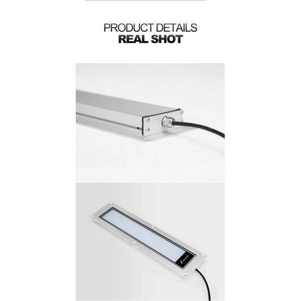 Aluminum Alloy LED Machine Work Light Linear Tube Oil Resistant 18W CNC LED Work Light