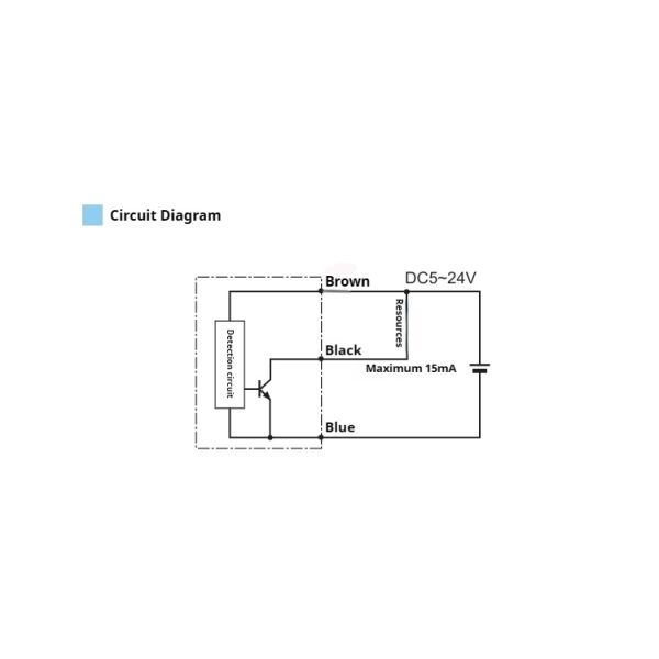 Magnetic Proximity Switch Sensor ZPS0010X Inductive Proximity Switch with Npn Normally Open Output Voltage 5V 24V SUS Tube