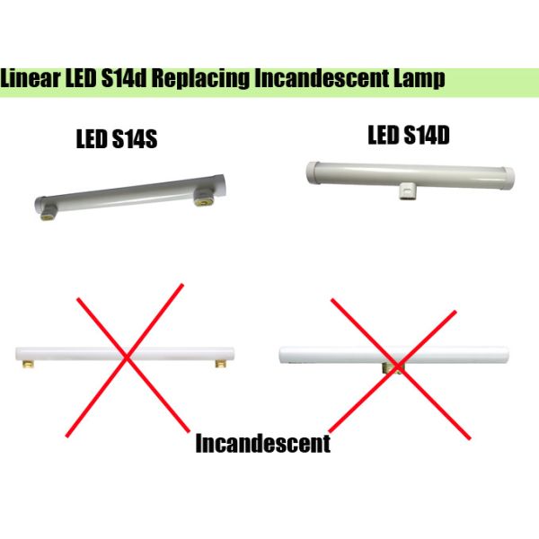 3years warranty Bright led light linestra s14d for Wall lamp