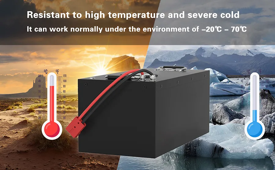Electric Golf Carts 24V 36V 48V 60V 72V 96V LiFePO4 Lithium Battery Pack OEM ODM 100AH 200AH 300AH